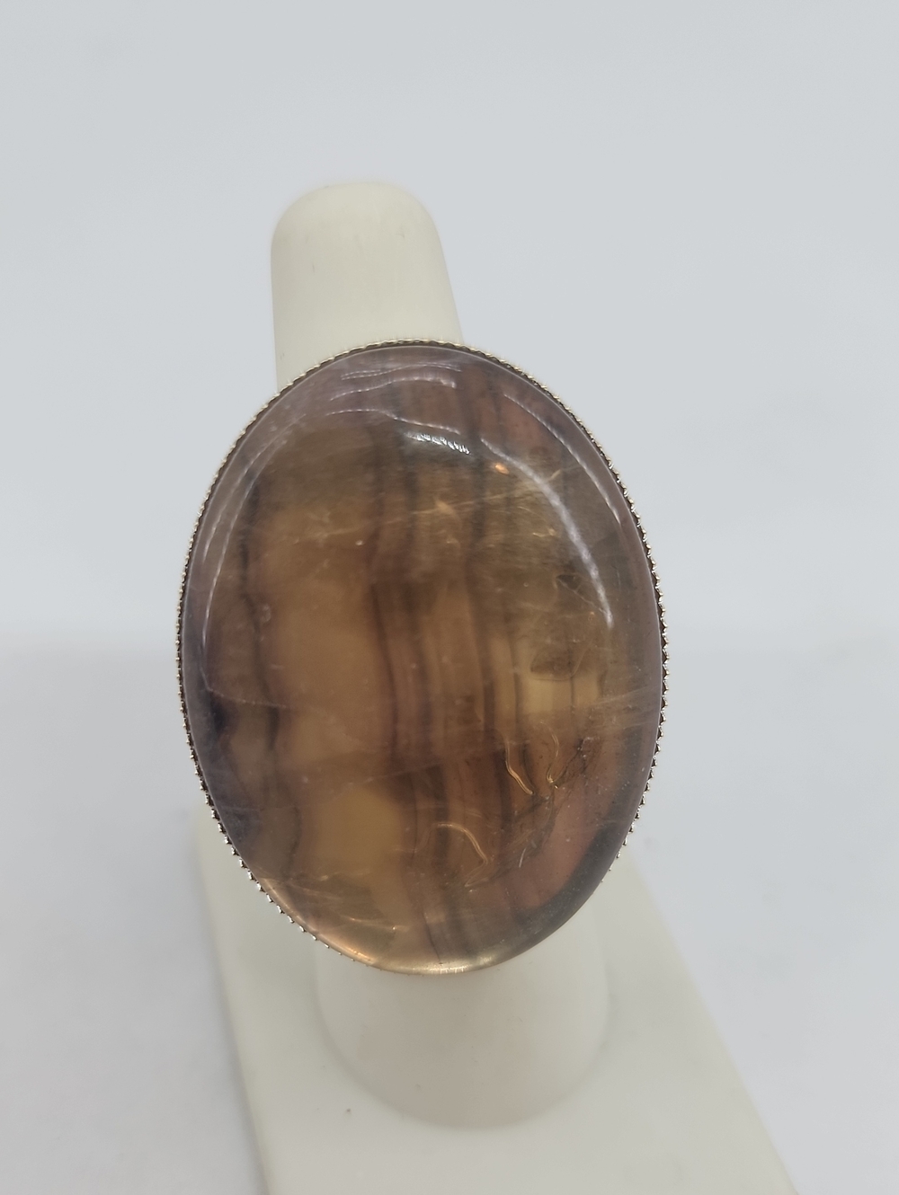 GASOLINE GLAMOUR COCKTAIL RING PURPLE FLUORITE - Picture 7 of 7